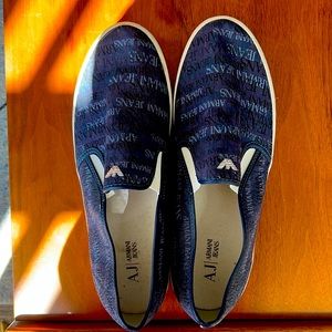 Armani jeans loafers Brand New USA size 11 perfect condition